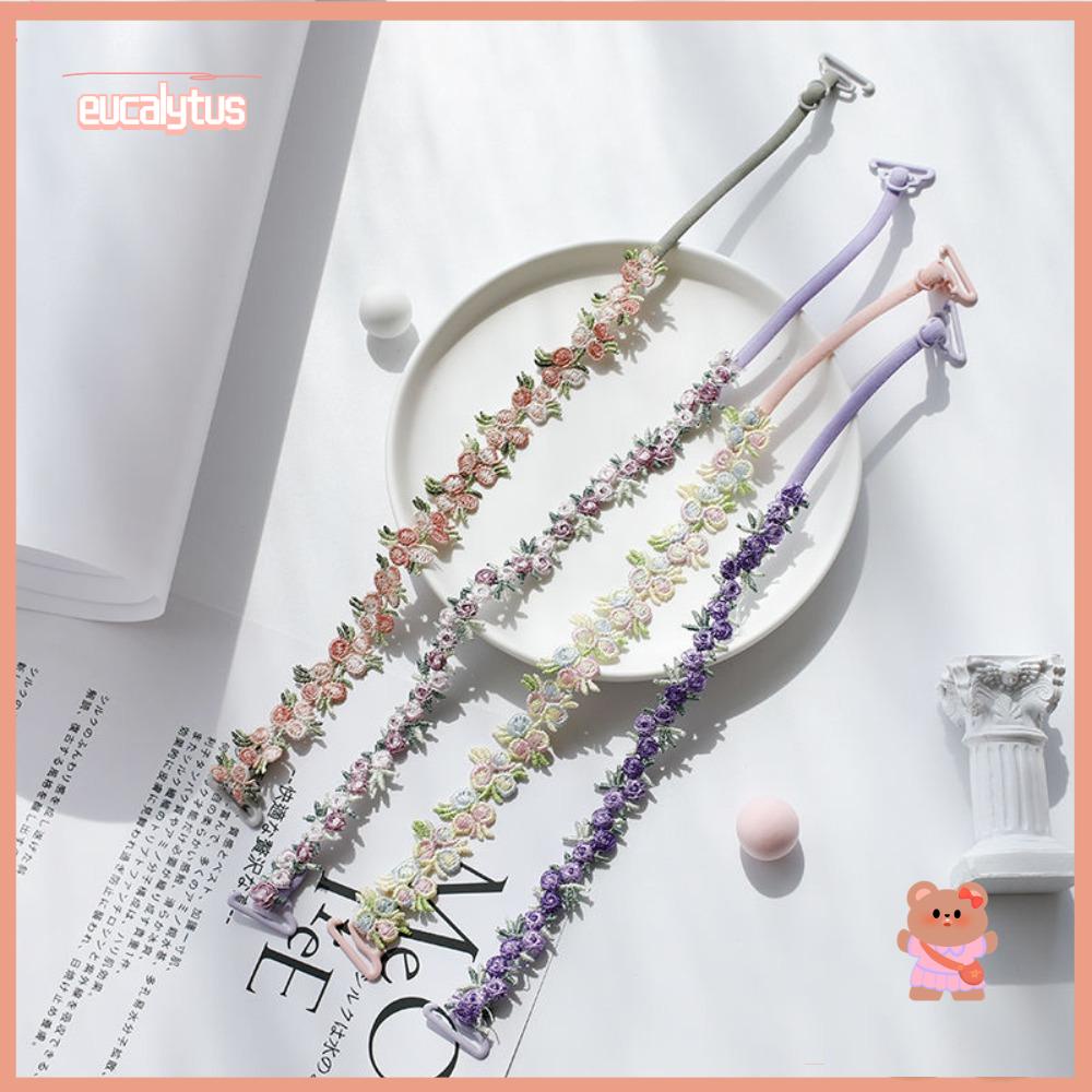 EUTUS 1 Cặp Dây Áo Ngực Hoa Bằng Polyester Co Giãn Điều Chỉnh Được Thiết Kế Mới Dành Cho Tiệc Cưới