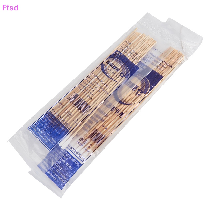 {Ffsd} Set 20 Tăm Bông Vệ Sinh Tai Mũi Họng Chăm Sóc Sức Khỏe Bằng Cotton Dài Bán Chạy