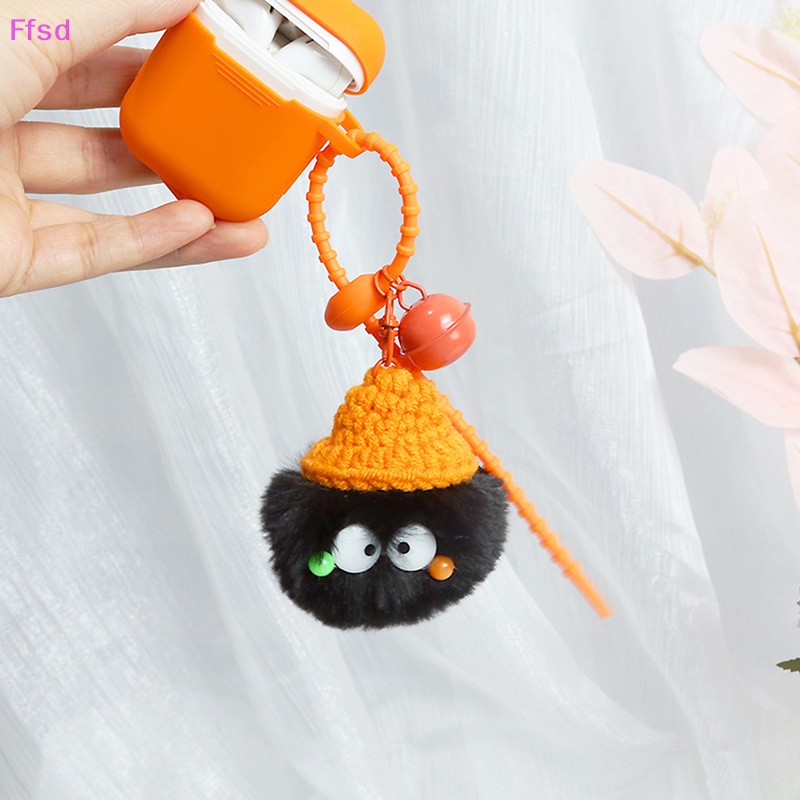 {Ffsd} Móc Khóa Quả Cầu Lông Xù Hoạt Hình Trang Trí Ba Lô Nữ * Bán Chạy