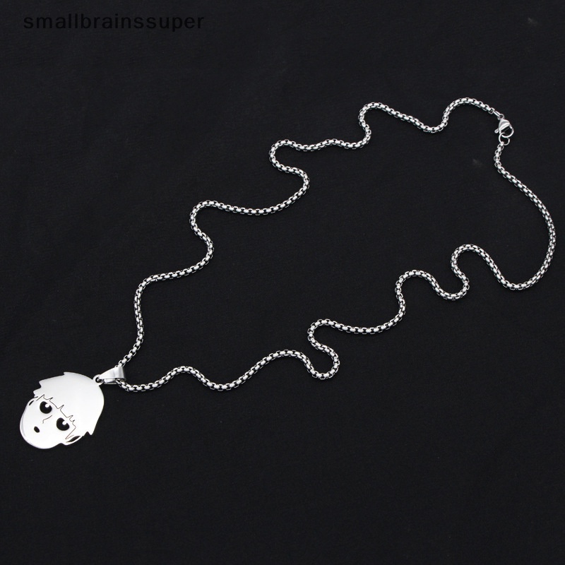 Vòng cổ Thép Titan 100 Mặt Hình Mob Psycho Dễ Thương Cho Cặp Đôi