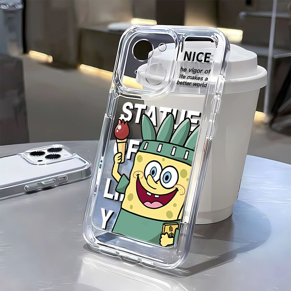 Ốp Điện Thoại Mềm Họa Tiết SpongeBob SquarePants 13118p Graffiti Cho Iphone 14Promax OL7D 712