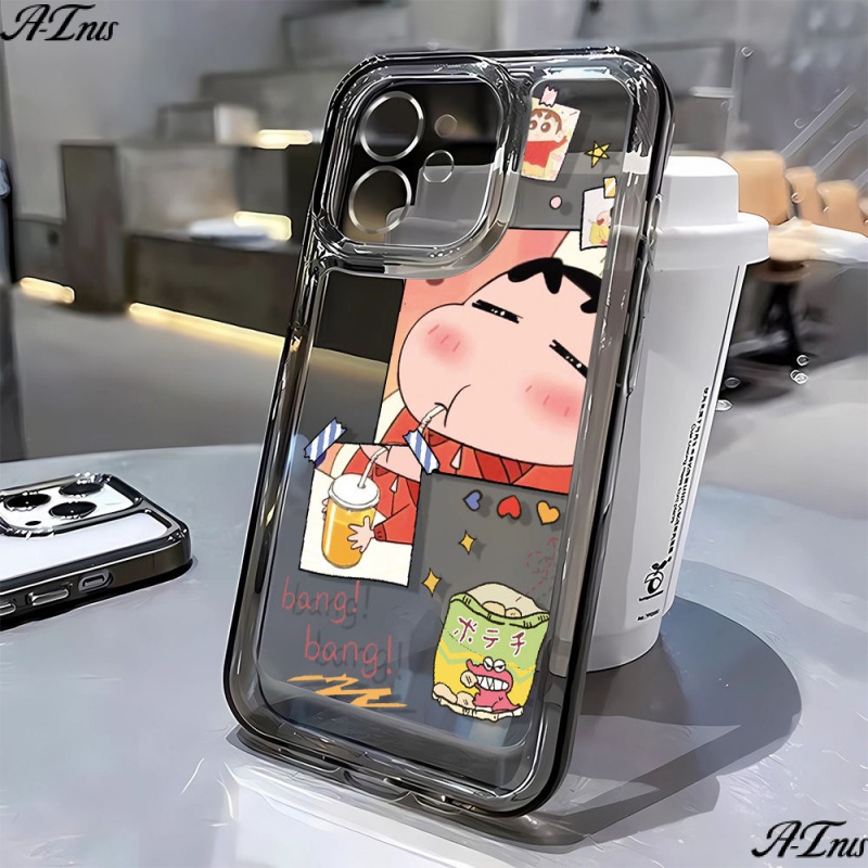 Ốp Điện Thoại Mềm In Hình Shin-Chan Cho Iphone 12 14Promax 11138p 7FZV 7