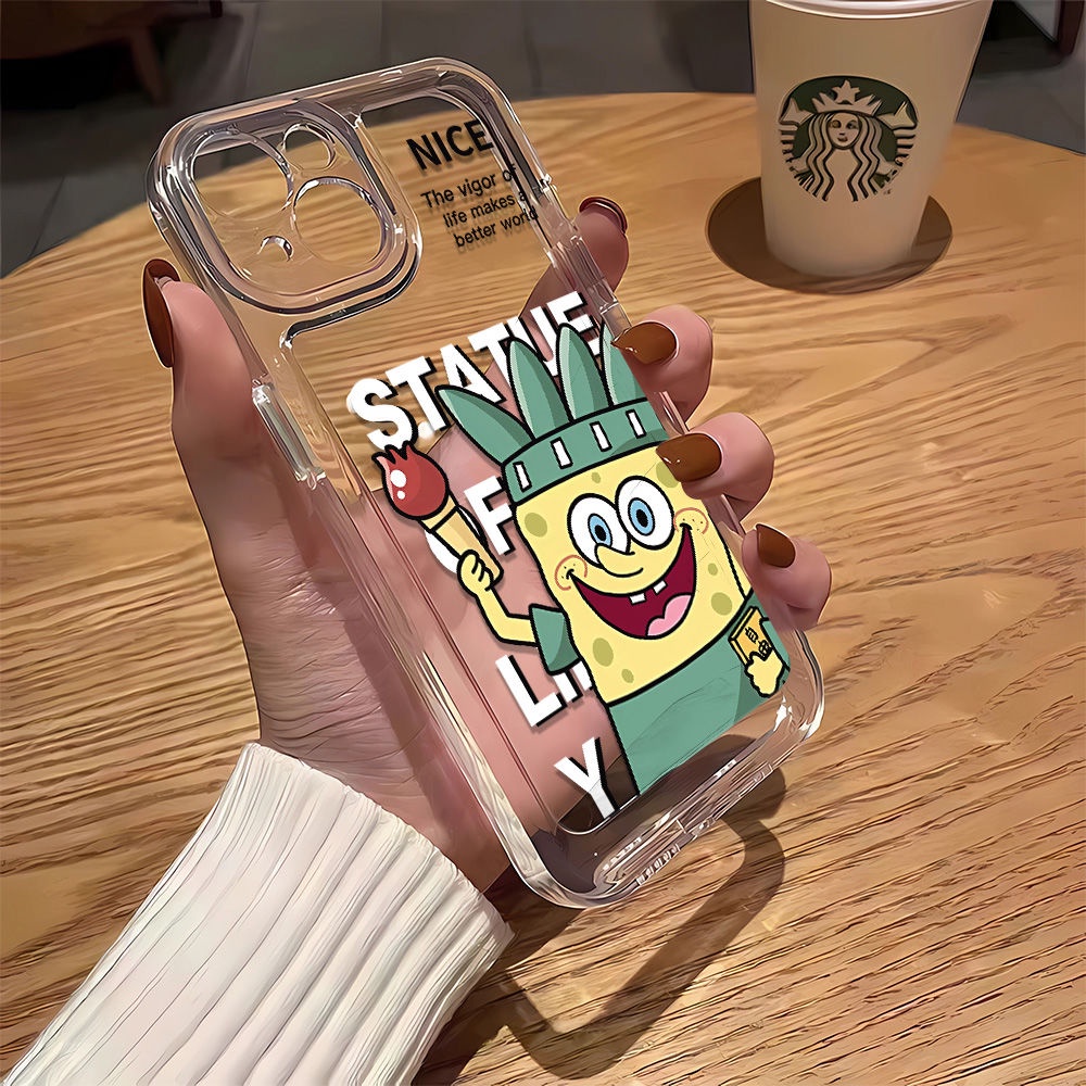 Ốp Điện Thoại Mềm Họa Tiết SpongeBob SquarePants 13118p Graffiti Cho Iphone 14Promax OL7D 712