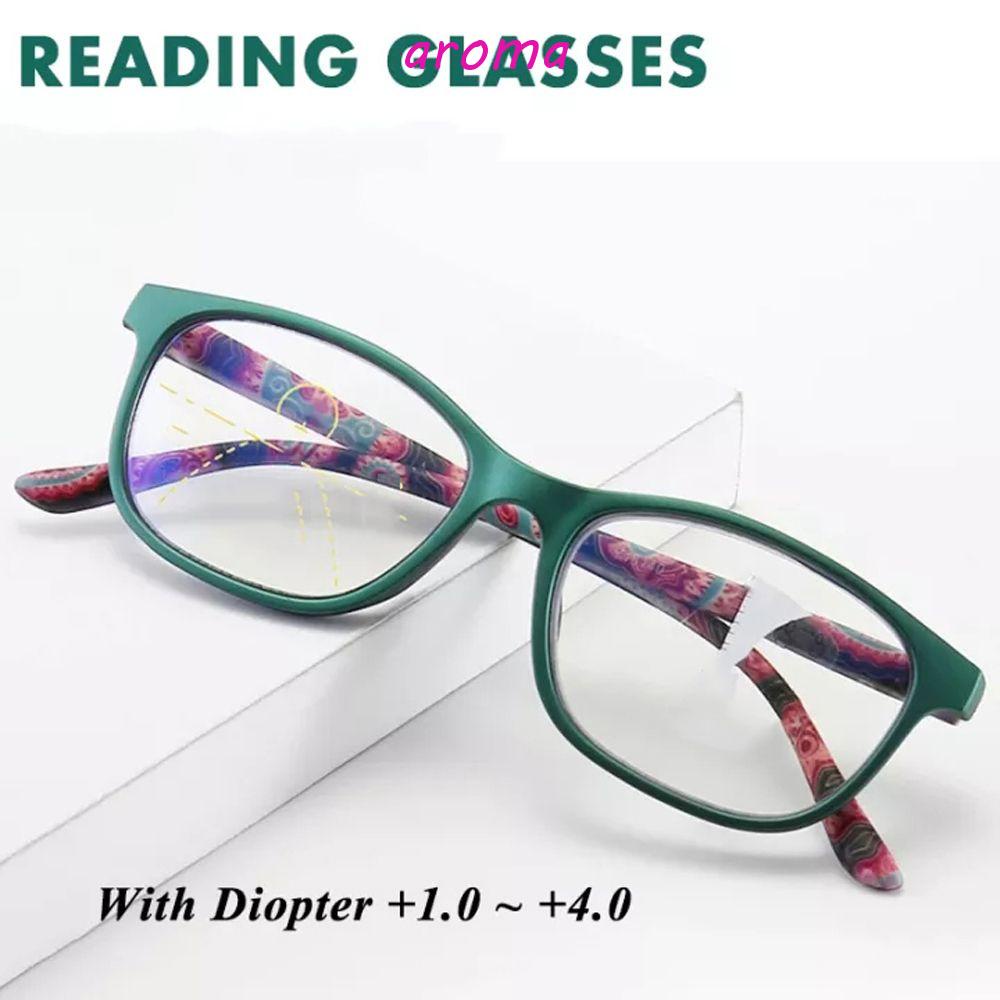 AROMA Kính Mát Gọng Kim Loại In Họa Tiết Thời Trang Cho Nữ