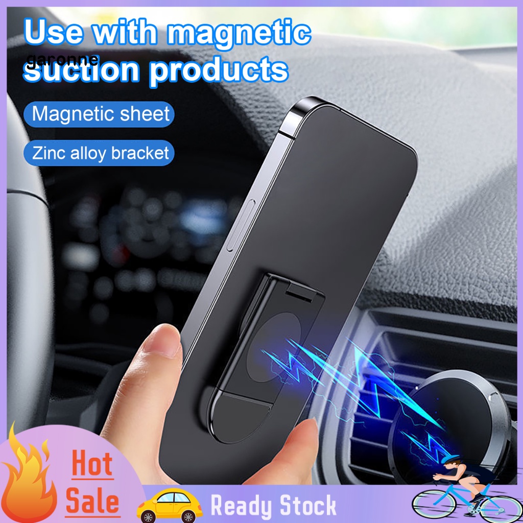 Giá Đỡ Điện Thoại / Máy Tính Bảng Mini Hít Nam Châm Xoay Được Để Bàn Tiện Lợi Dành Cho Xem TV