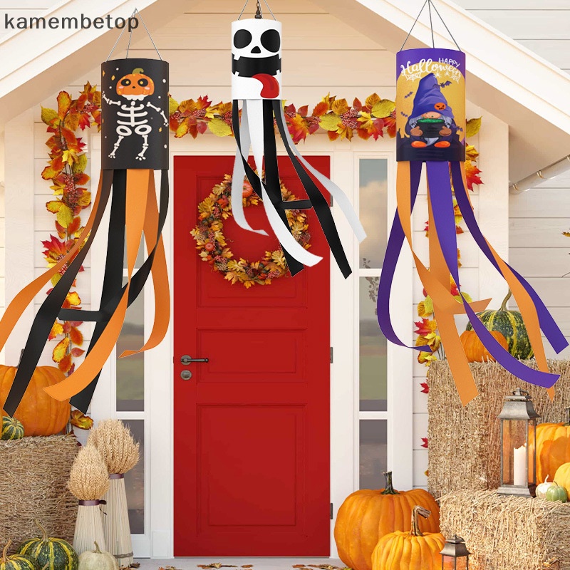 Beto Cờ Ống Hình Ma Treo Trang Trí Lễ Hội Halloween Chống Nước