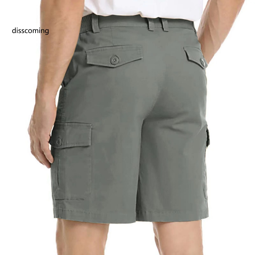 Băng Đô SL SL SL SL SL| Quần Short Lưng Thun Nhiều Túi Thoáng Khí Thoải Mái Thời Trang Mùa Hè Cho Nam