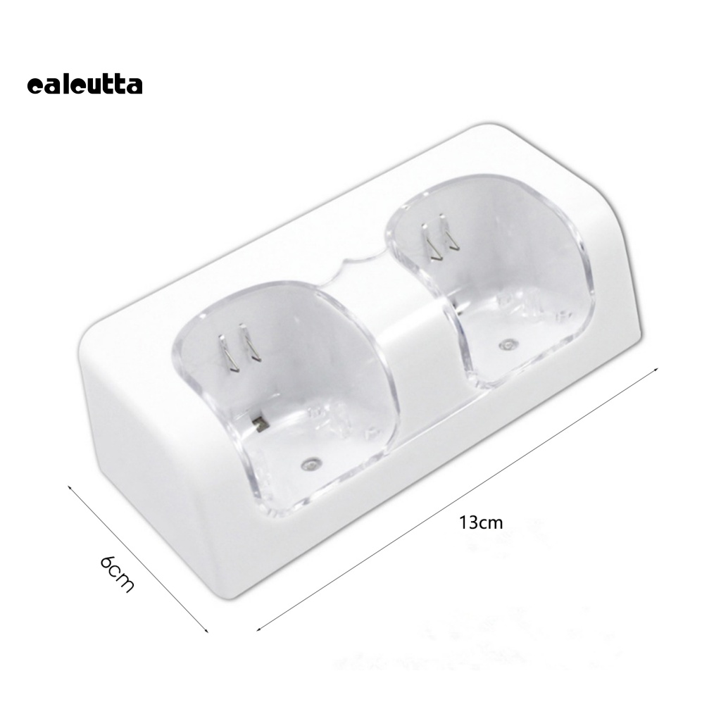 1 Bộ Đế Sạc Với 2 Đế Sạc Dung Lượng Lớn Thân Thiện Với Môi Trường Cho Tay Cầm Chơi Game Wii