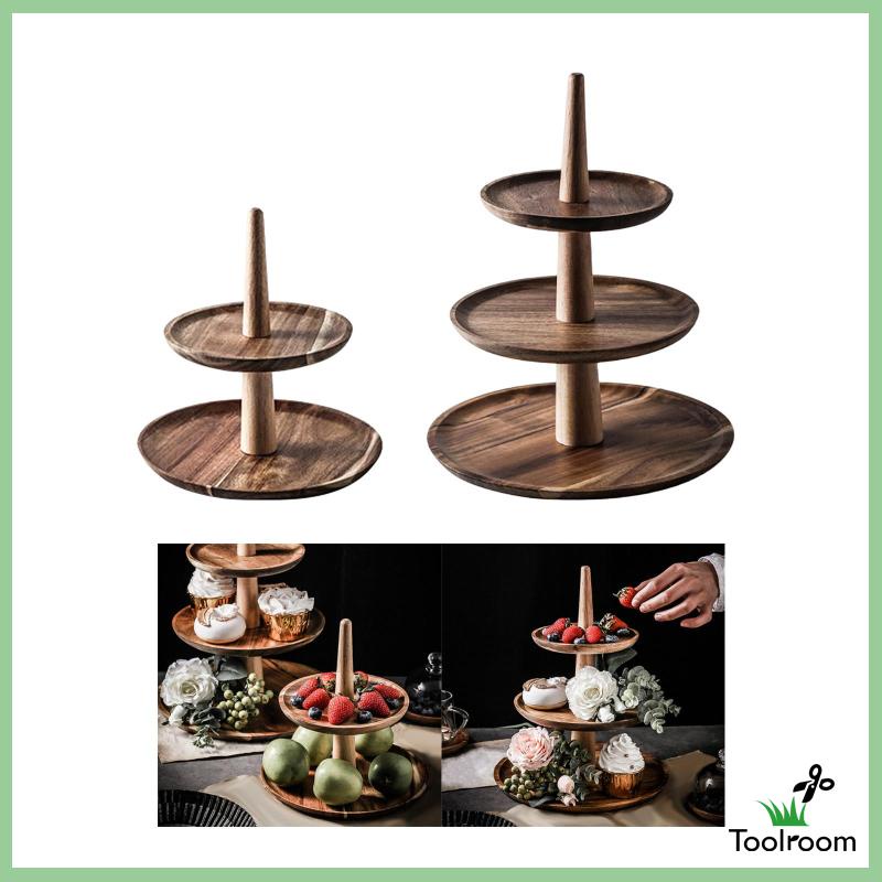 Giá Đỡ Bánh Cupcake Bằng Gỗ Tiện Dụng Cho Nhà Hàng / Tiệc Cưới