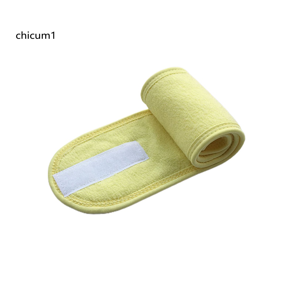 Băng Đô Cài Tóc Bản Rộng Tùy Chỉnh Tiện Dụng Cho SPA / Rửa Mặt