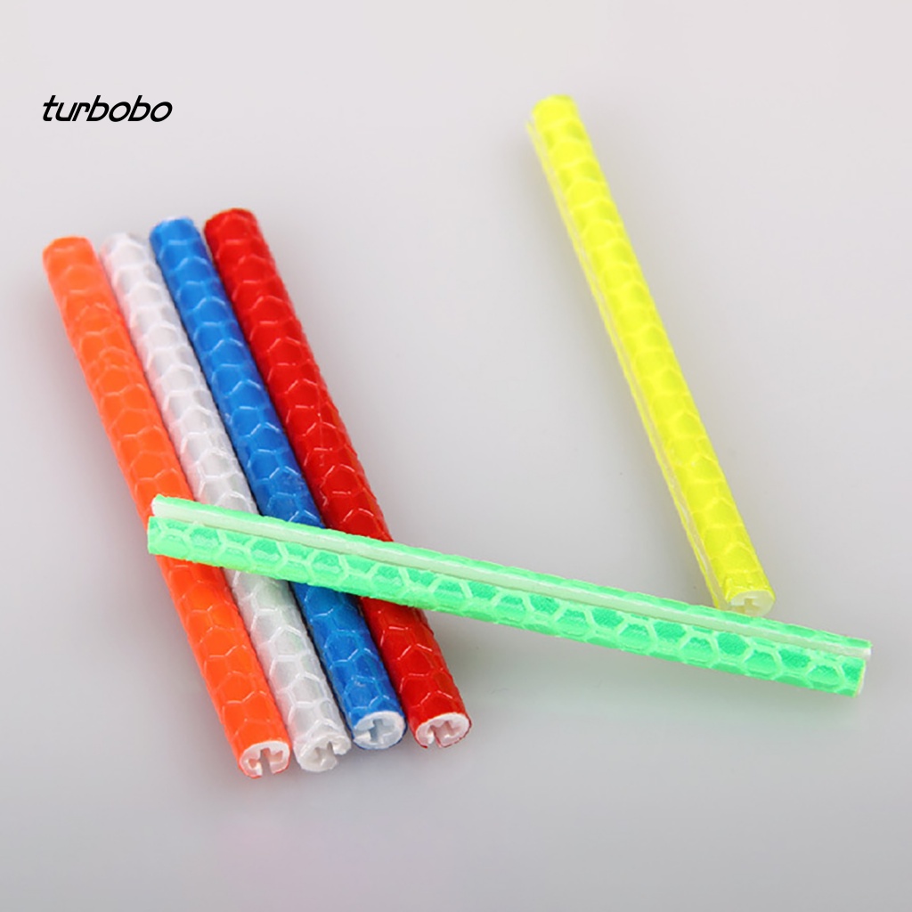 Set 12 Miếng Dán Phản Quang Chống Thấm Nước Độ Sáng Cao Trang Trí Căm Xe MTB