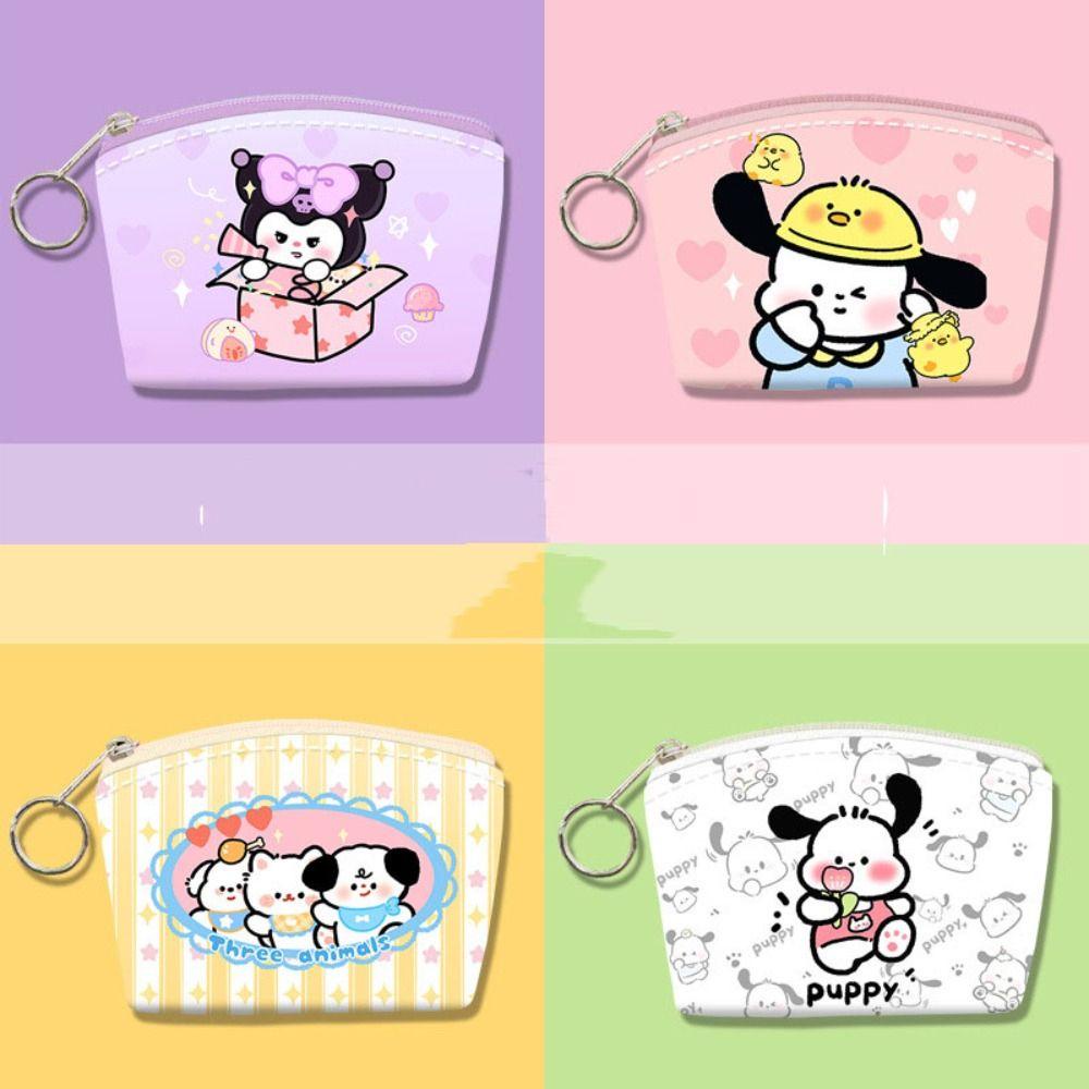 LOMBARD Ví Da PU Đựng Tiền Xu Kuromi Mini Tiện Dụng Cho Học Sinh