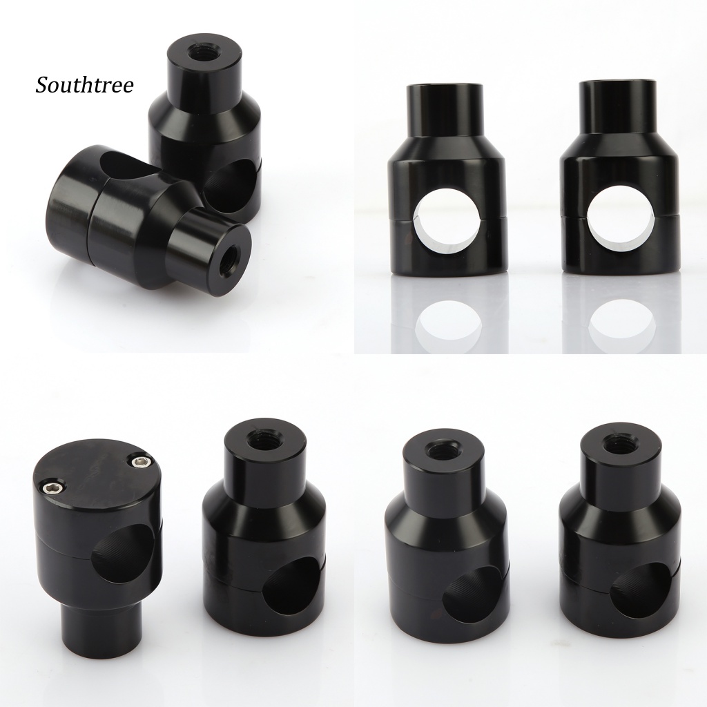 Bộ 2 Kẹp Cố Định Tay Lái Xe Máy Màu Đen Chống Oxy Hóa Kích Thước Nhỏ Gọn 25mm