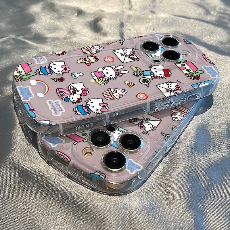 Ốp Điện Thoại Silicon TPU Mềm Trong Suốt Chống Sốc In Hình Thỏ Dễ Thương Cho IPhone 11 14 13 12 Pro XS Max X XR 7 + 8 Plus