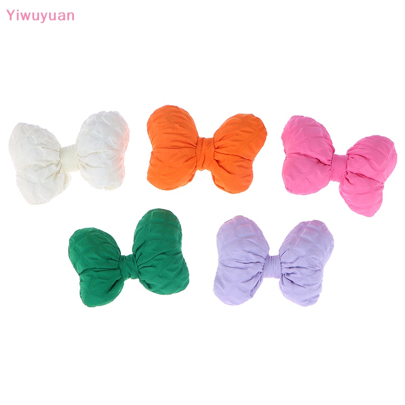 Bộ 2 Miếng Vải Cotton In Hoa / Nơ Handmade Trang Trí Quần Áo Mới