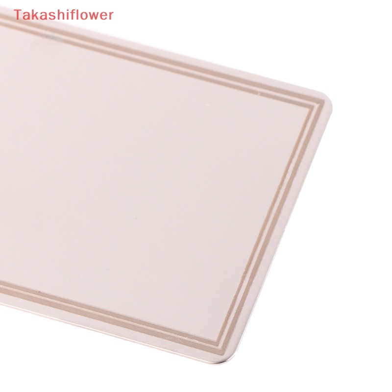 Gương Trang Điểm Bằng Thép Không Gỉ Thiết Kế Nhỏ Gọn Thông Dụng Cho Xe Hơi