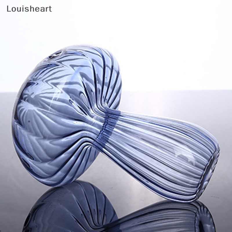 Bình Hoa Thủy Tinh Hình Nấm Louisheart Thiết Kế Đơn Giản Sáng Tạo