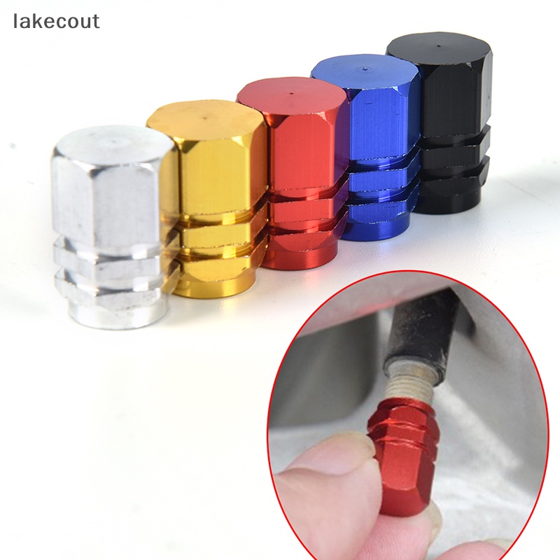 Set 4 Nắp Van Bánh Xe Ô Tô Bằng Nhôm