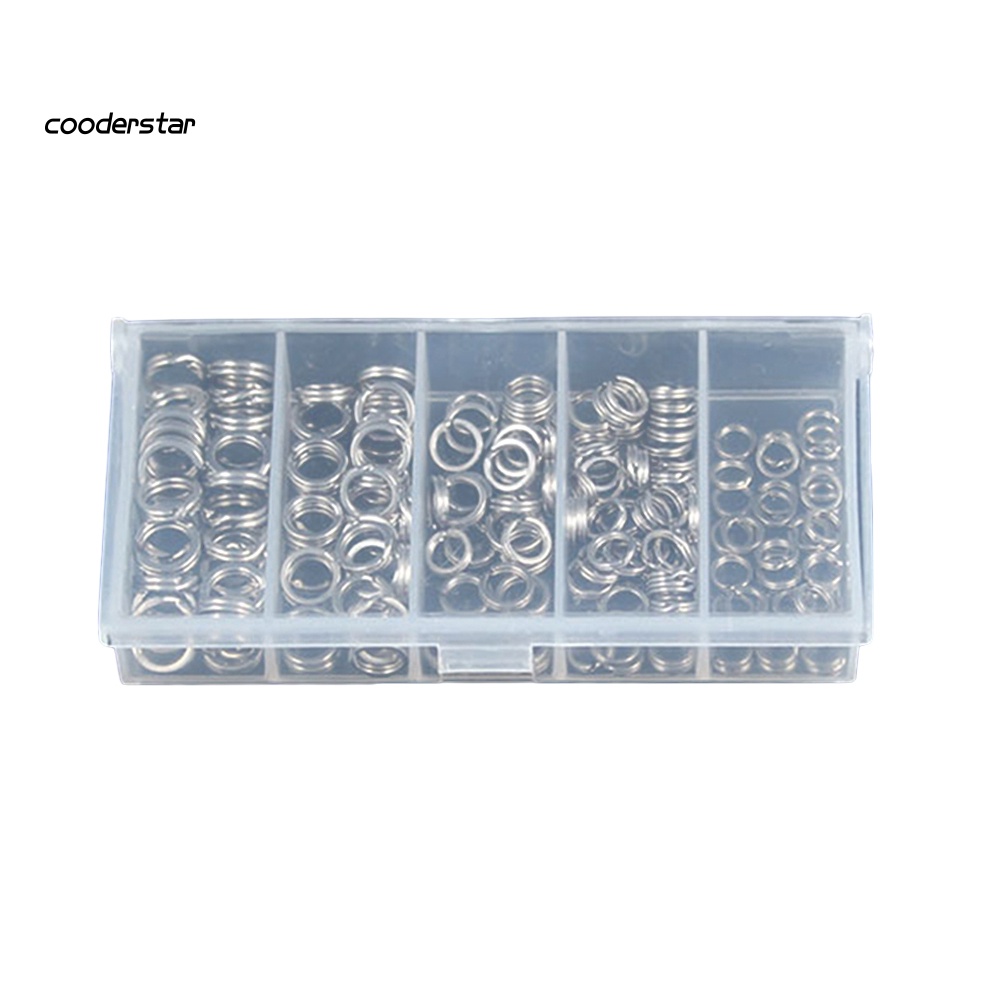 200 Khoen Tròn Bằng Thép Không Gỉ Cho Câu Cá