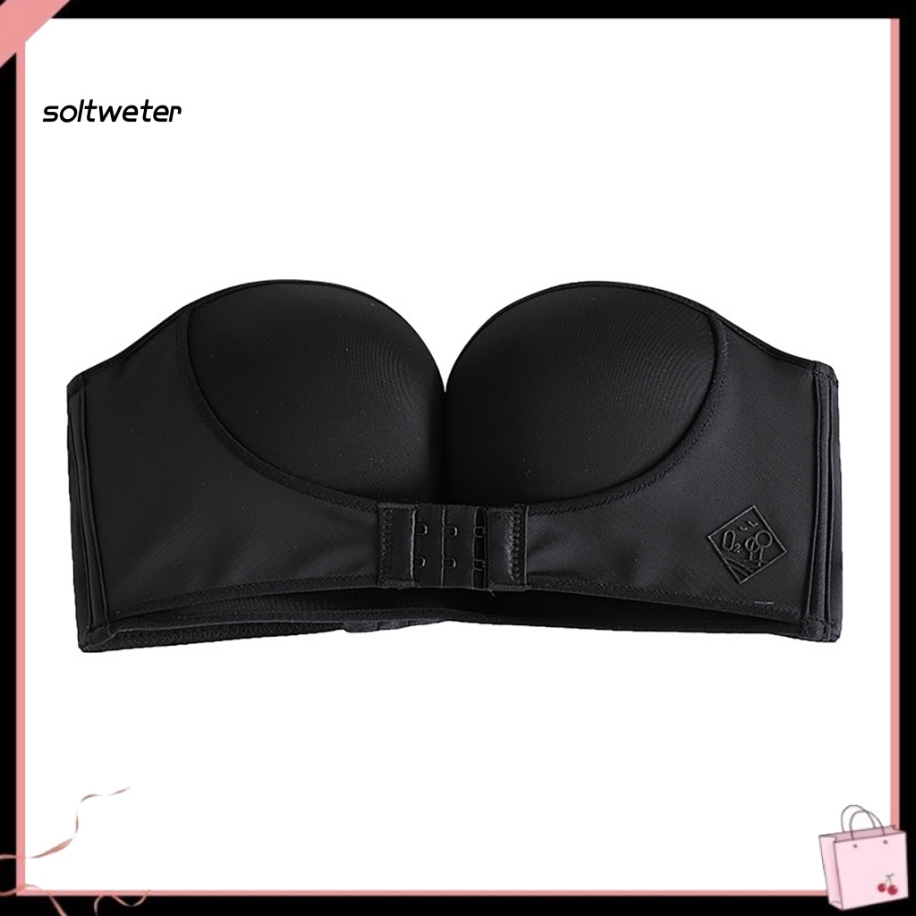 Áo Lót Nâng Ngực Cài Khóa Trước Vô Hình Thoáng Khí Chống Trượt Cho Nữ