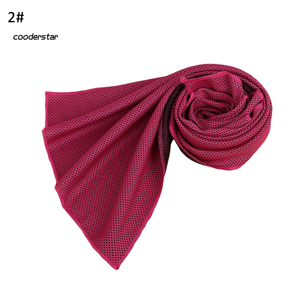 Khăn Lưới Làm Mát Màu Sắc Thời Trang Mùa Hè