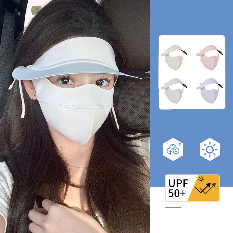 Vành Mũ Vinyl 3D Khẩu Trang Chống Nắng Chống Tia UV Khẩu Trang Kín Mặt