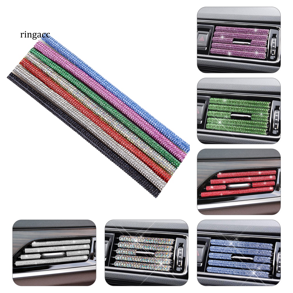 Rga Dải Dán Lỗ Thông Gió Xe Hơi Bằng PVC Lấp Lánh Thân Thiện Với Môi Trường Chống Mài Mòn Có Thể Tái Sử Dụng