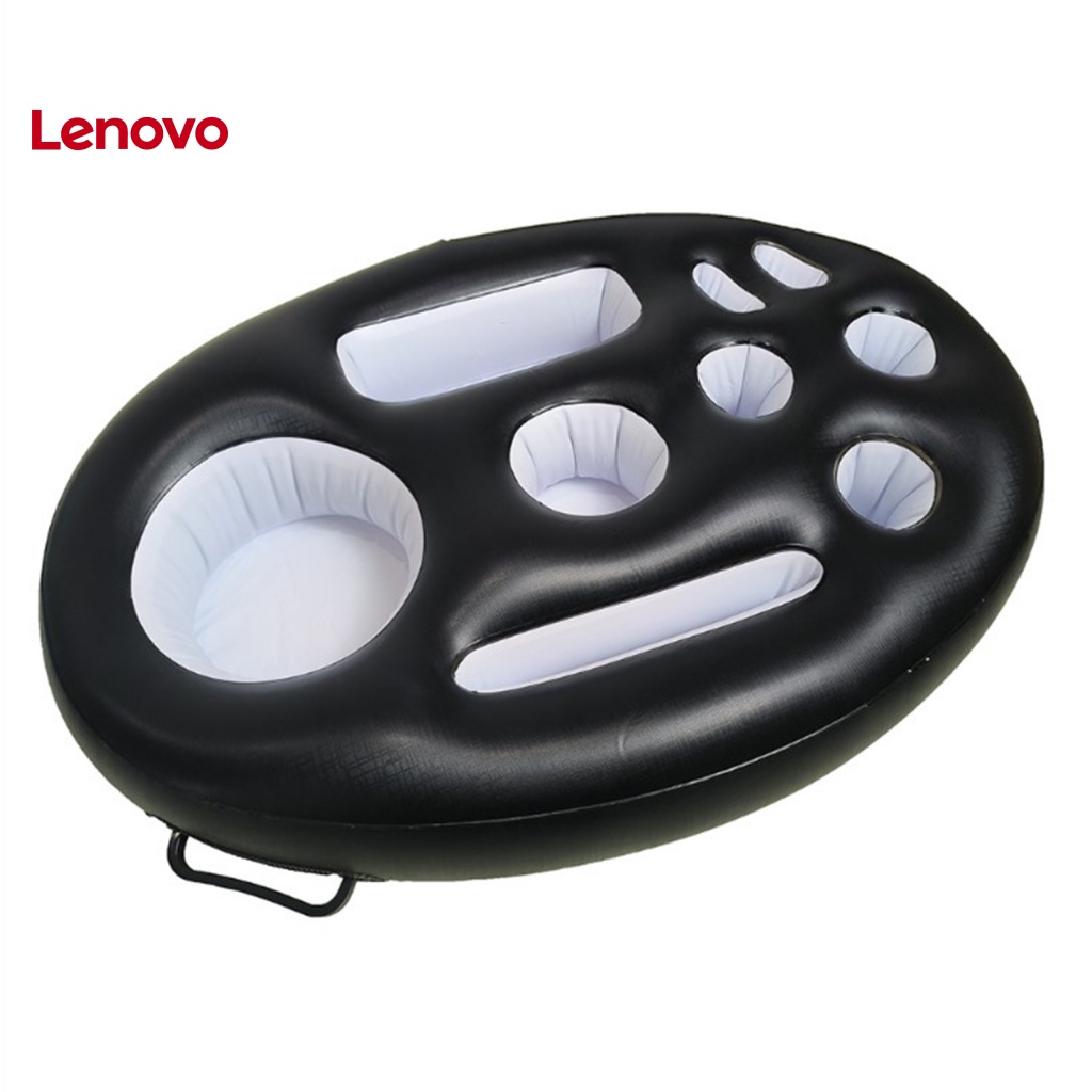 Phao Nổi PVC 8 / 9 Lỗ Có Tay Cầm Đựng Đồ Uống Hình Hoa Hướng Dương