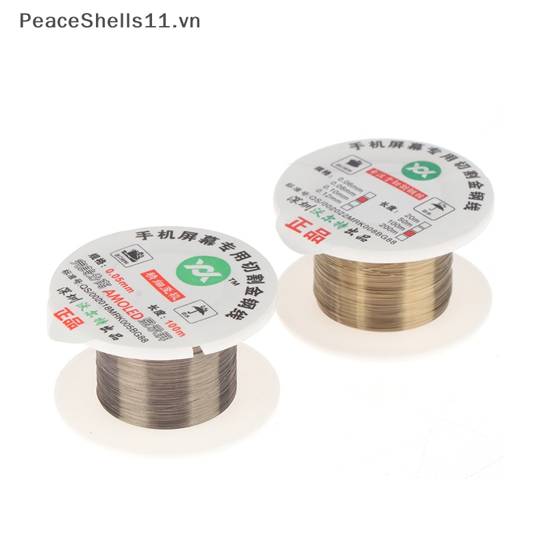 Cuộn Dây Thép Hợp Kim 100M 0.04 0.05 0.06 0.08 0.1MM Sửa Chữa Màn Hình LCD / Điện Thoại