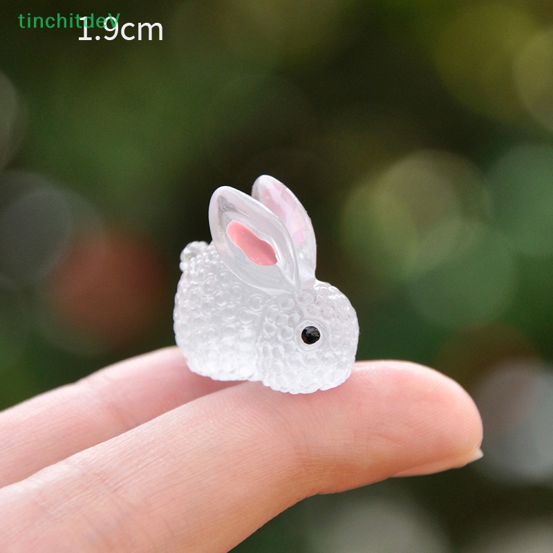 [TinchitdeV] 1 Mô Hình Thỏ Nhựa Dạ Quang Trang Trí Bảng Điều Khiển Xe Hơi / Nhà Cửa [Mới]