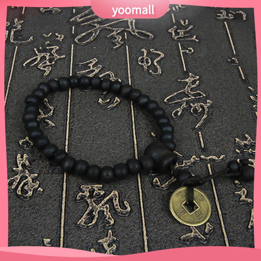 Vòng Tay Chuỗi Hạt Gỗ Phong Cách Vintage Cho Nam Và Nữ