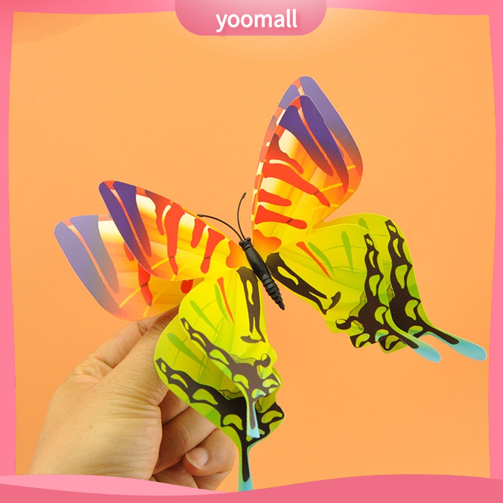 Set 12 Kẹp Tóc Hình Bướm Phong Cách Bohemia Chống Gỉ Dành Cho Đi Biển