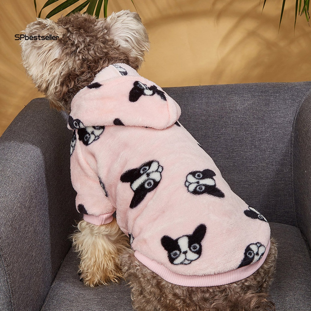Áo Hoodie Màu Sắc Hồng Thoáng Khí Thời Trang Mùa Đông Cho Thú Cưng