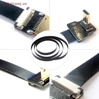 Dây cáp chuyển đổi xo94itomj fpv micro hdmi 90 độ cho máy ảnh