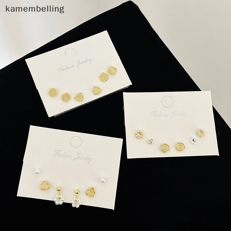 3 Đôi Bông Tai Thời Trang Nữ Tính