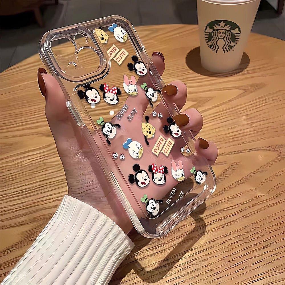 Phù Hợp Ốp Điện Thoại Dẻo Họa Tiết Hoạt Hình Disney Dễ Thương Chống Sốc Cho iPhone14Promax / Apple 8p 13 1211 13