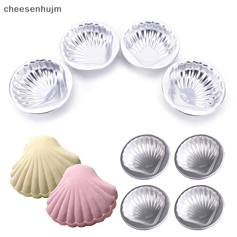 Set 5 Khuôn Làm Bánh Hình Vỏ Sò Bằng Hợp Kim Nhôm