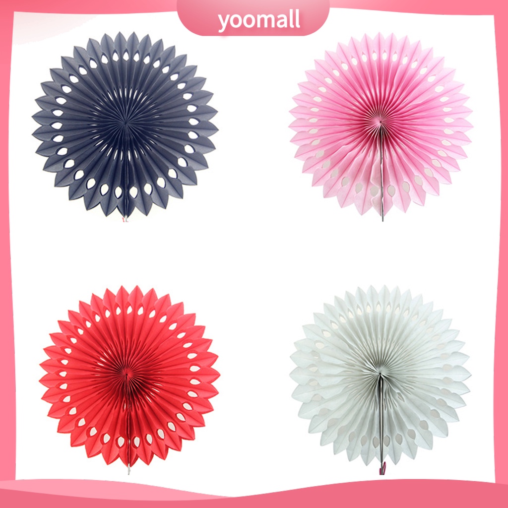 Bộ Quạt Giấy Hình Hoa / Bộ Xương / Tròn Độc Đáo Dùng Trang Trí Tiệc Tùng