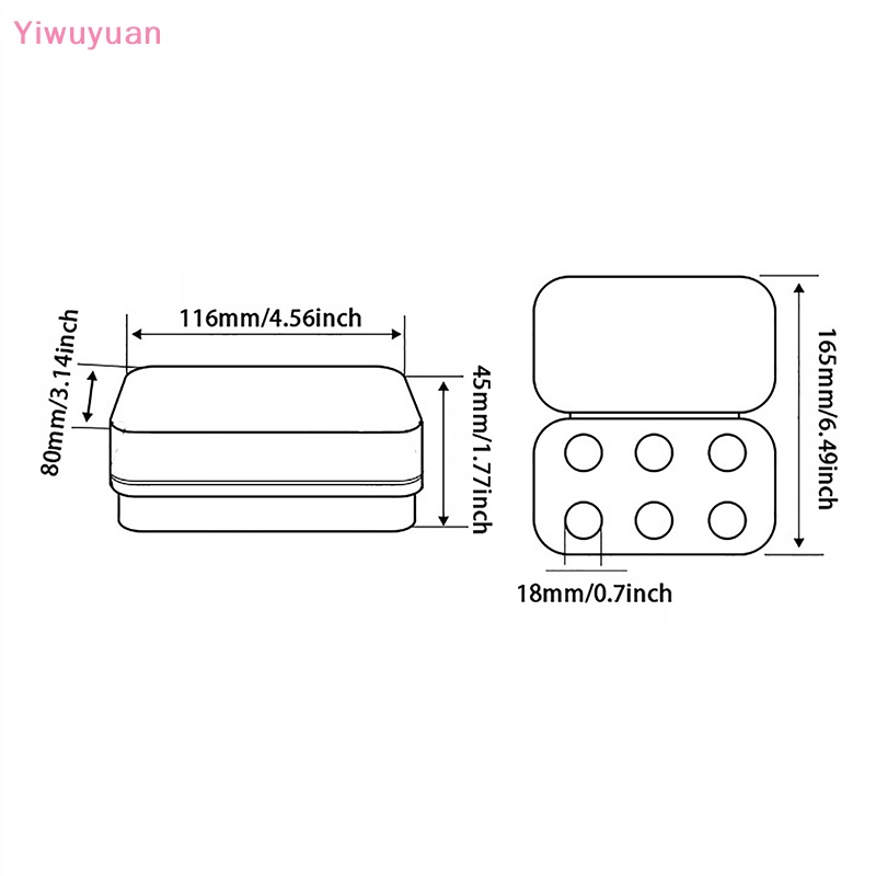 Hộp Đựng Thuốc Mini 6 Ngăn Tiện Lợi Mới