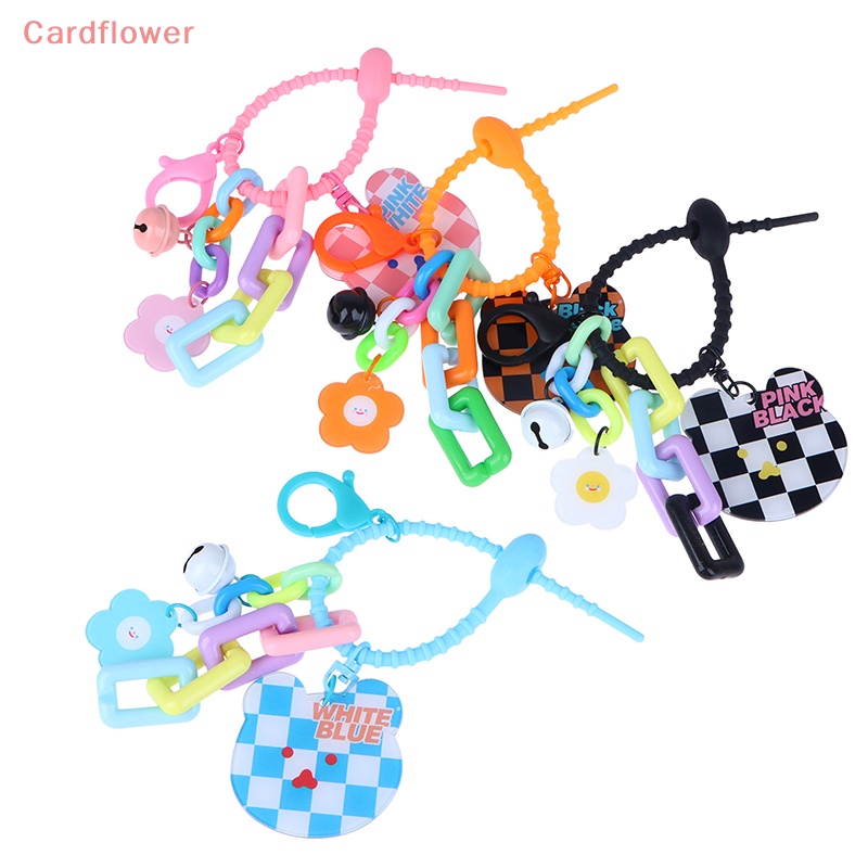 Móc Chìa Khóa Có Gương Trang Trí Hình Gấu Dễ Thương