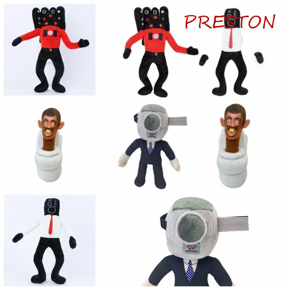 Skibidi Đồ Chơi Toilet Nhồi Bông Mềm Mại Kích Thước 25-30CM