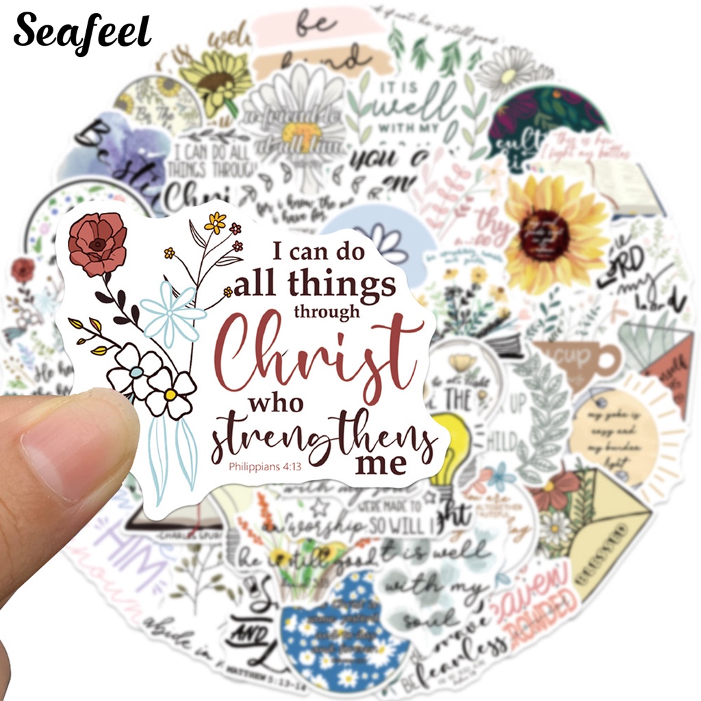 Bộ 50 Miếng Dán Graffiti Chống Nước Chống Nắng Không Để Lại Dấu Vết