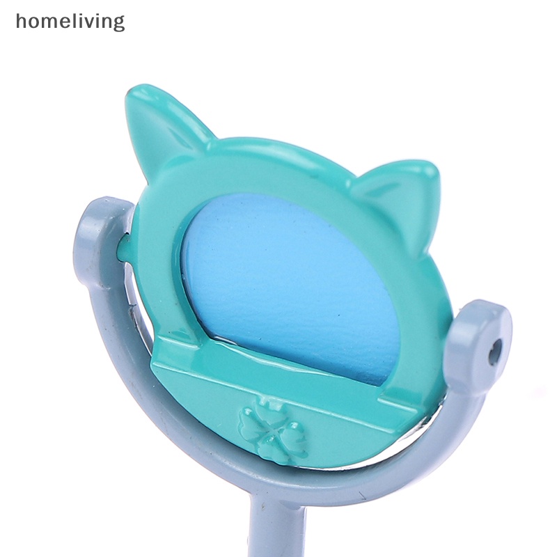 Gương Trang Điểm Mini Hình Tai Thỏ Tỉ Lệ 1 / 12 Cho Nhà Búp Bê