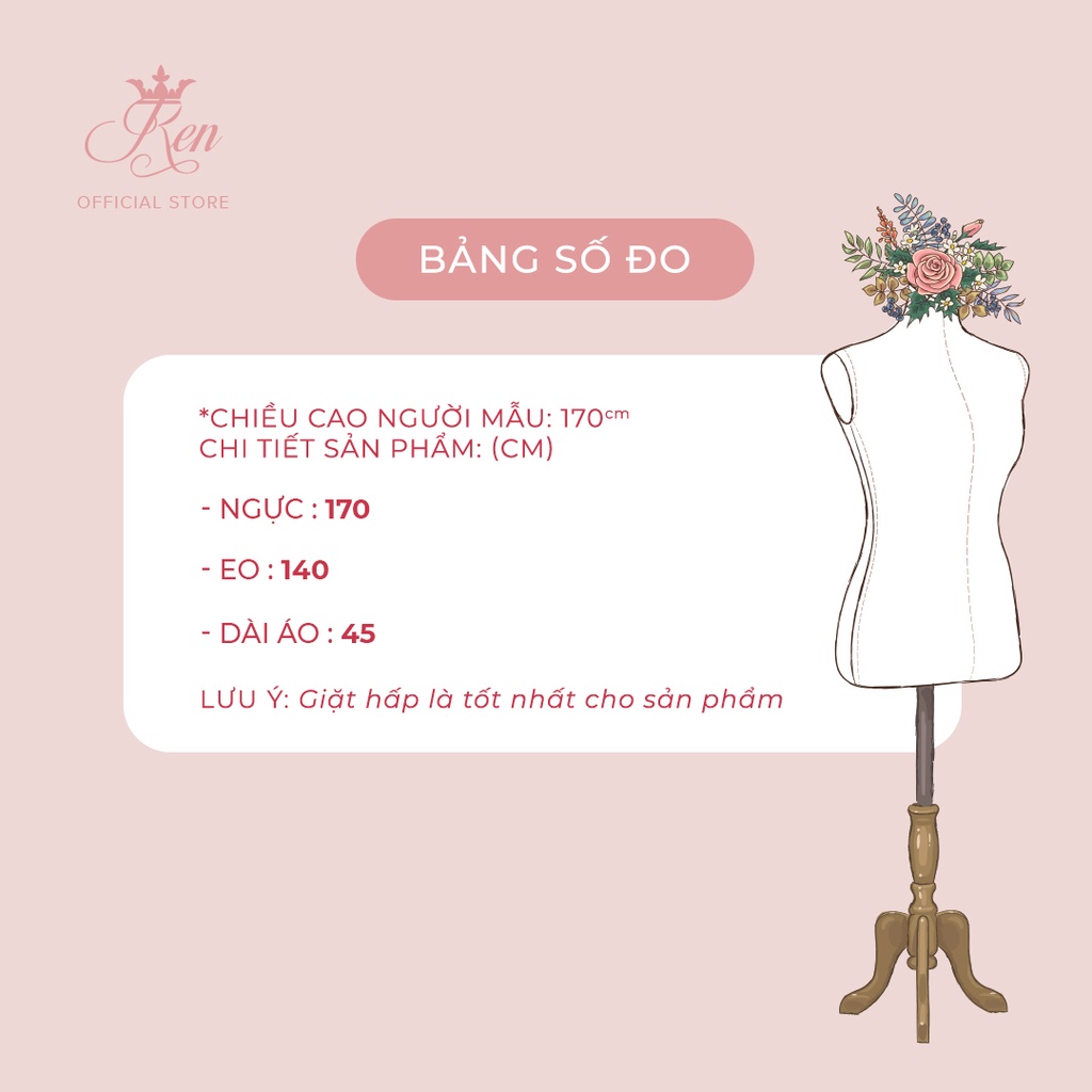 REN - Áo Yếm Linen trắng