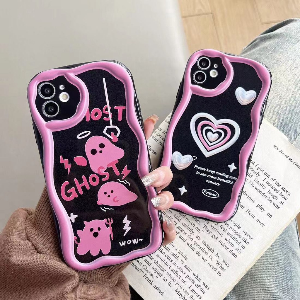 Ốp Điện Thoại TPU Mềm Chống Sốc Họa Tiết Sóng Biển Bảo Vệ Toàn Diện Cho Iphone 14 Plus 13 Pro Max 12 11 X Xs Xr 8 7