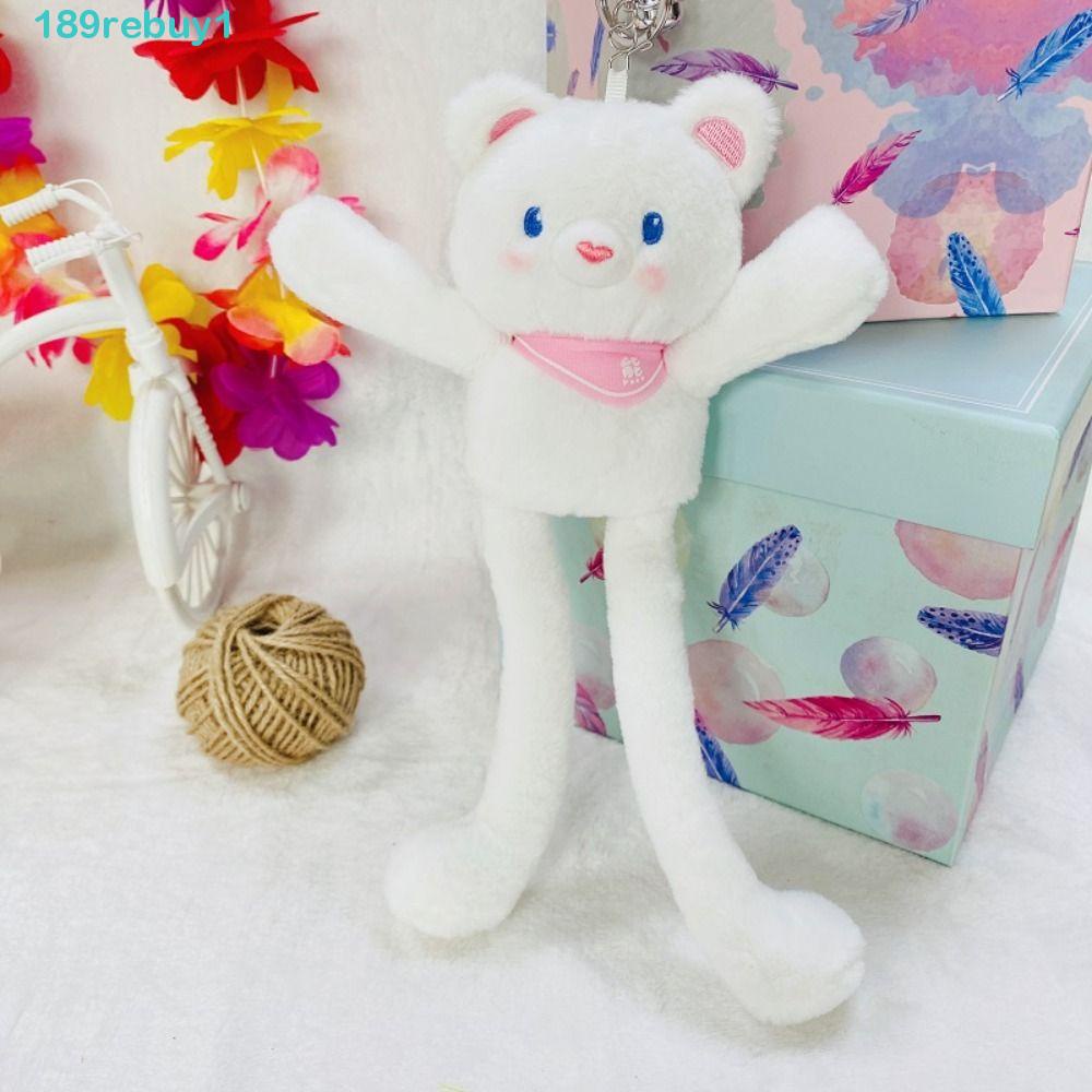 Rebuy1 Móc Khóa Gấu Bông Kawai Tai Ếch Tai Dài Thời Trang Trang Trí Đồ Chơi Trẻ Em