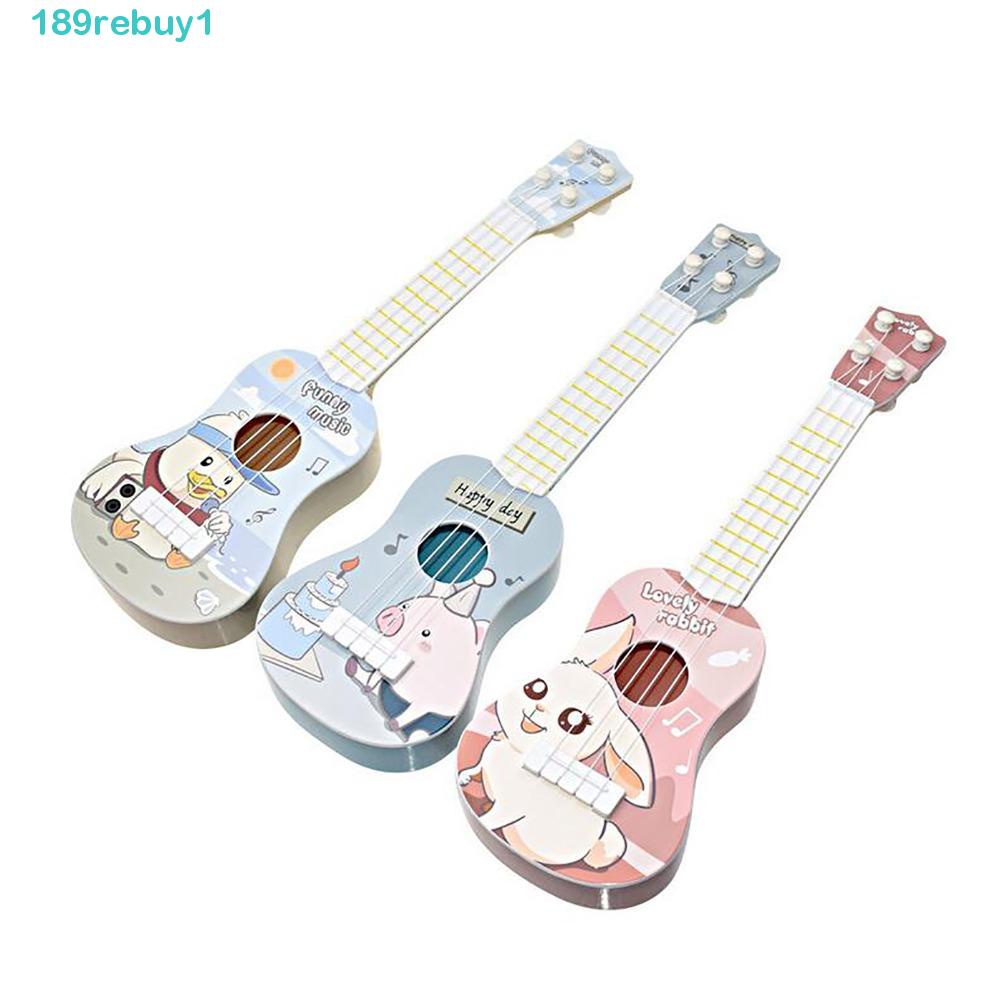 Rebuy1 Đàn Ukulele Mini 1 Dây 4 Dây Hình Động Vật Đồ Chơi Giải Trí Dành Cho Bé