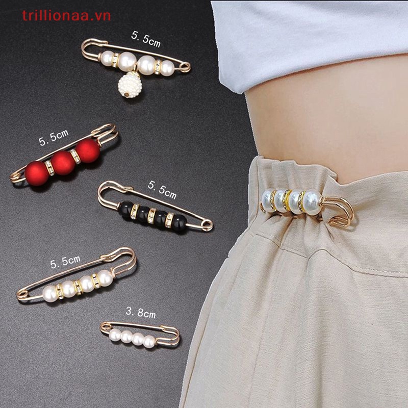 Set 3 Ghim Cài Áo Đính Ngọc Trai Giả Thời Trang Cho Nữ