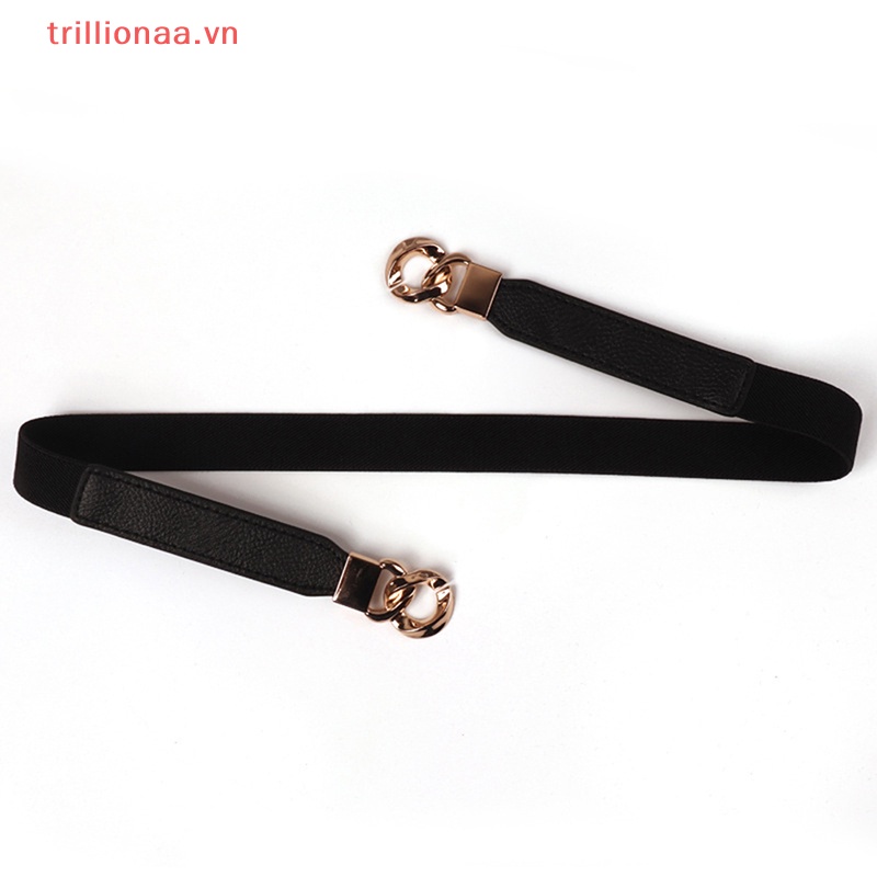 Thắt Lưng Dây Xích Co Giãn 3 Màu Tùy Chọn Cho Nữ