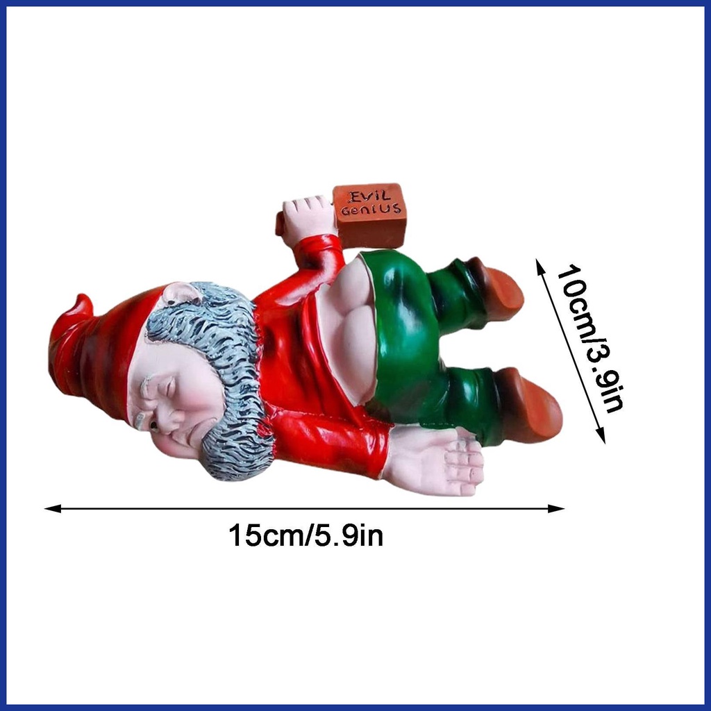 Phụ Kiện Trang Trí Vườn Cây Hình Drunk Gnomes Sáng Tạo